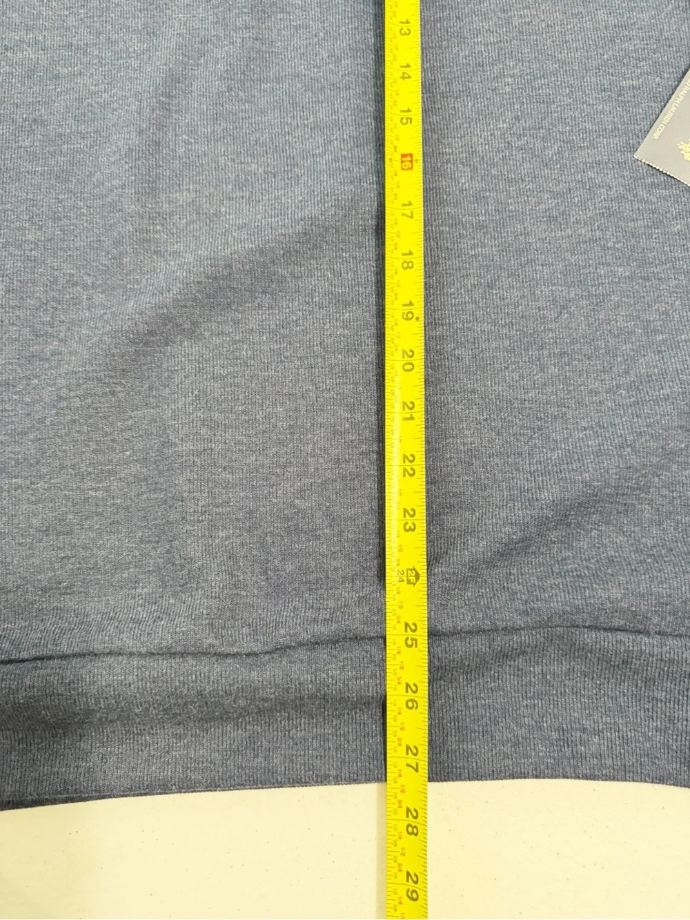 U.S. Polo Assn Quarter Zip Pillover Sweater Blue NWT Large